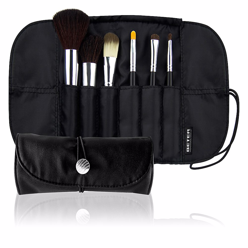 PROFESSIONAL estuche-manta con 6 brochas make up
